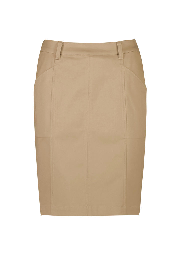 Biz Corporate Traveller Womens Chino Skirt (RGS264L)