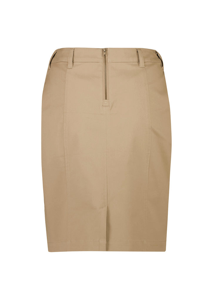 Biz Corporate Traveller Womens Chino Skirt (RGS264L)