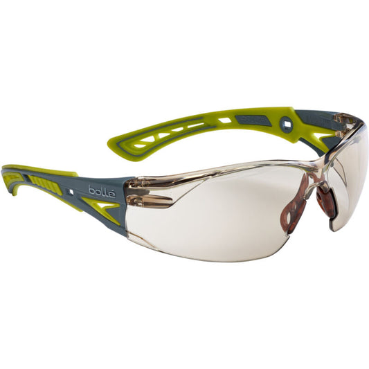 Bolle Safety Rush+ Small Lemon / Grey Temples Platinum As/Af Copper (Csp) Lens - (RUSHPSCSPL)