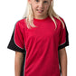 Be Seen-Be Seen Kids Short Sleeve T-shirt-Red-Black-White / 6-Uniform Wholesalers - 9
