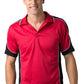 Be Seen-Be Seen Men's Polo Shirt With Striped Collar 5th( 6 Color )-Red-Black-White / XS-Uniform Wholesalers - 4