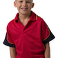 Be Seen-Be Seen Kids Polo Shirt With Striped Collar 4th(14 Color )-Red-Navy-Gold / 6-Uniform Wholesalers - 5
