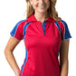 Be Seen-Be Seen Ladies Polo Shirt With Contrast Sleeve Edge Piping 2nd( 8 Color )-Red-Royal-White / 8-Uniform Wholesalers - 6