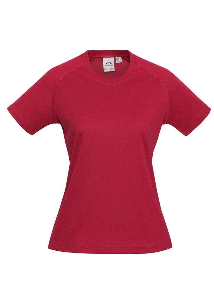 Biz Collection-Biz Collection Ladies Sprint Tee-Red / 6-Corporate Apparel Online - 6