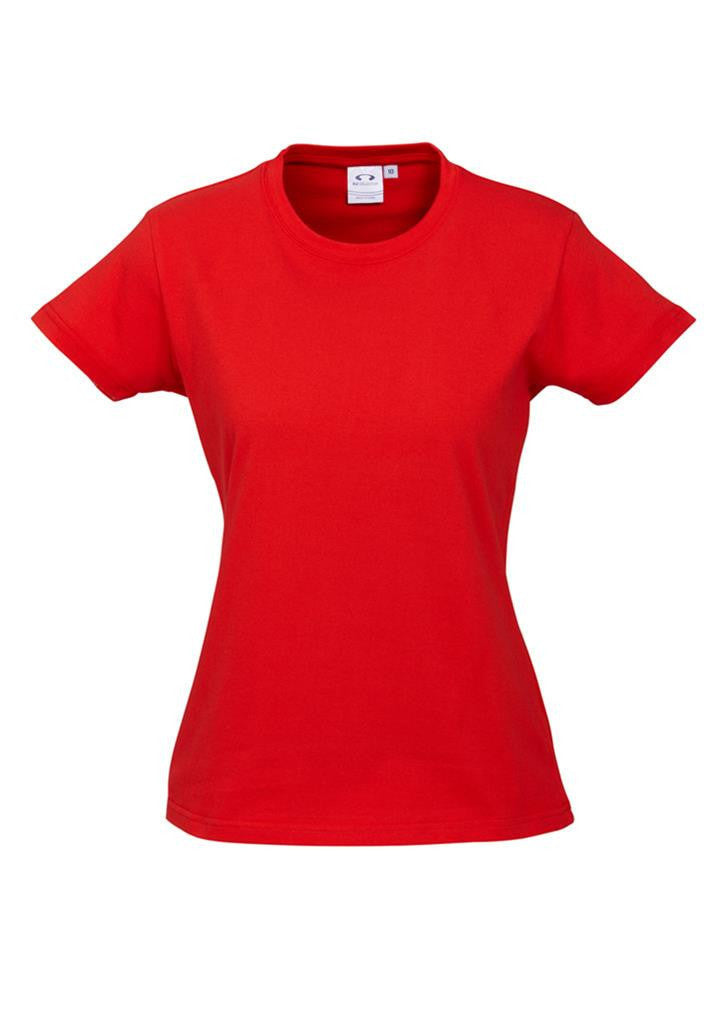 Biz Collection-Biz Collection Ladies Ice Tee 2nd  ( 10 Colour )-Red / 6-Uniform Wholesalers - 8