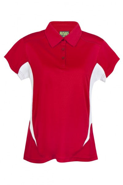 Ramo-Ramo Ladies Accelerator Polo	(new)-Red/White / 8-Uniform Wholesalers - 2