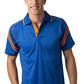 Be Seen-Be Seen Men's Sleeve Polo Shirt With Striped Collar 2nd( 8 Color )-Royal-Orange / S-Uniform Wholesalers - 6