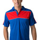 Be Seen-Be Seen Men's Polo With Contrast Shoulder-Royal-Red-White / XS-Uniform Wholesalers - 10