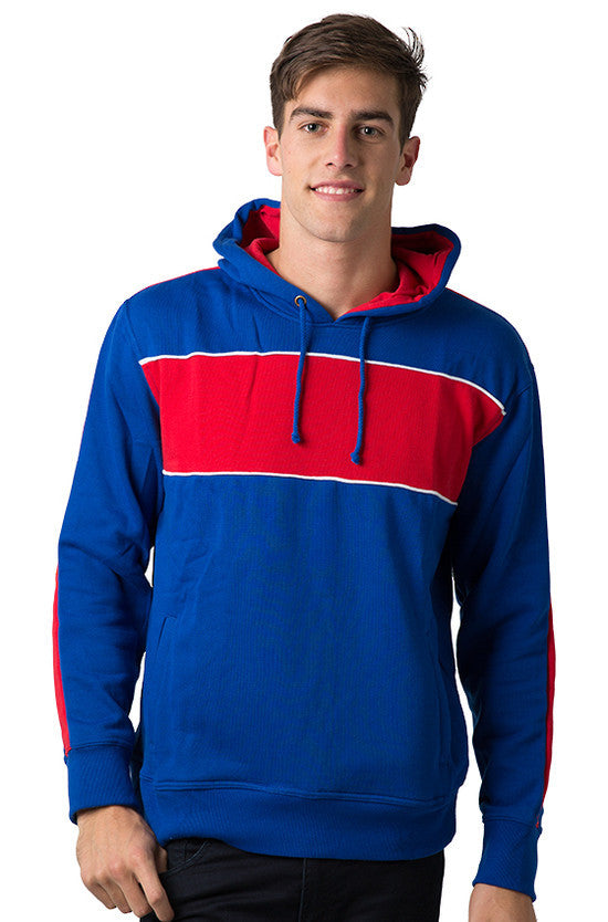 Be Seen-Be Seen Adults Three Toned Hoodie With Contrast-Royal-Red-White / XS-Uniform Wholesalers - 31