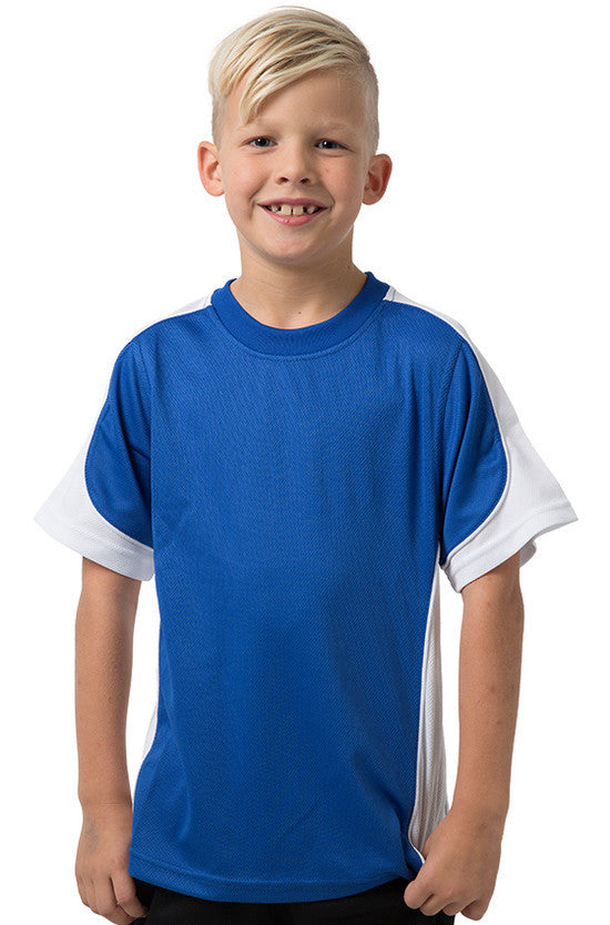 Be Seen-Be Seen Kids Short Sleeve T-shirt-Royal-White-White / 6-Uniform Wholesalers - 11