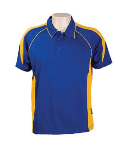 Australian Spirit-Aus Spirt Olympikool Mens Polo 2nd ( 8 Colour )-Royal blue / Gold / S-Uniform Wholesalers - 9