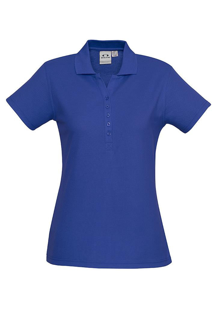 Biz Collection-Biz Collection Ladies Crew Polo(1st 10 Colours)-Royal / 8-Uniform Wholesalers - 3