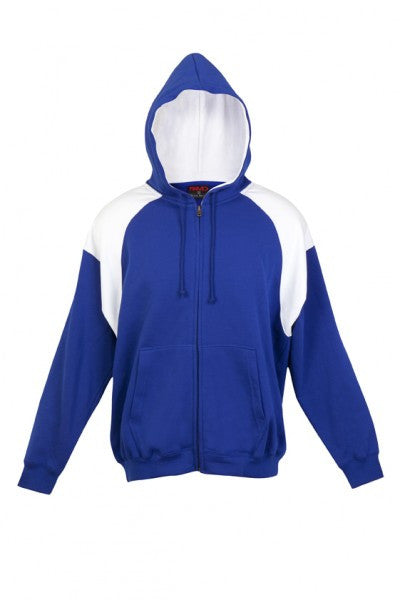 Ramo-Ramo Mens Shoulder Contrast Hoodie-Royal/White / XS/16-Uniform Wholesalers - 5