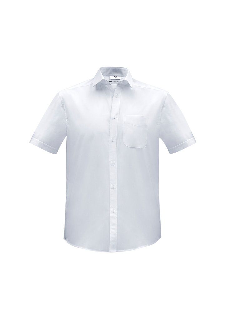 Biz Collection Mens Euro Short Sleeve Shirt-(S812MS)