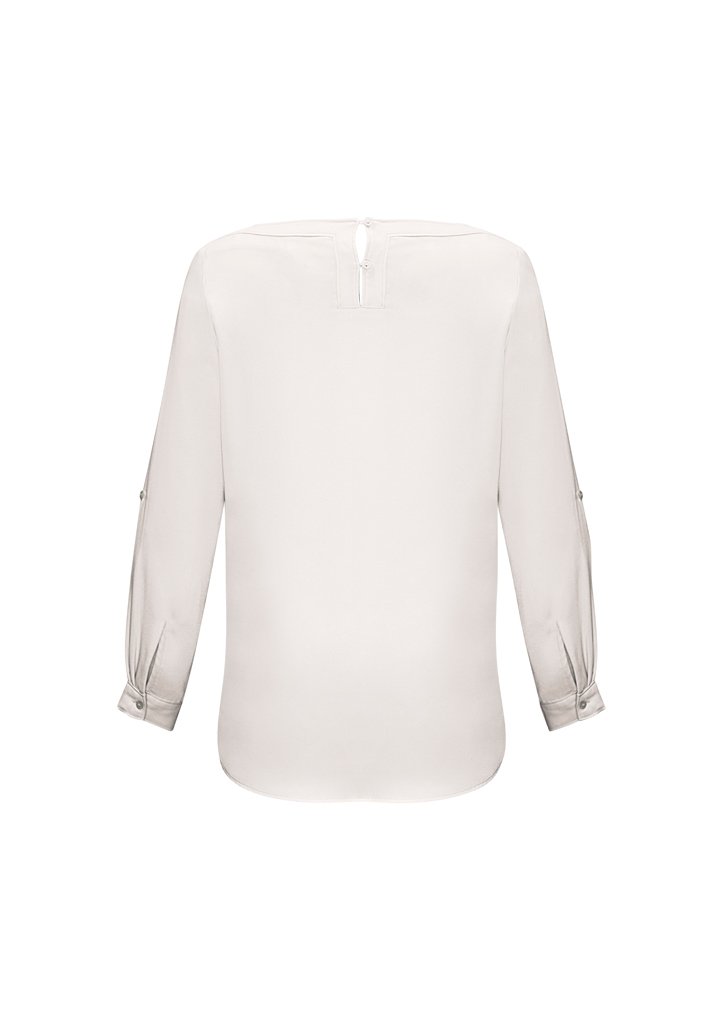 Biz Collection Womens Madison Boatneck Blouse-(S828LL)