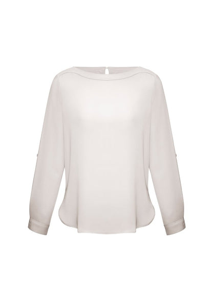 Biz Collection Womens Madison Boatneck Blouse-(S828LL)