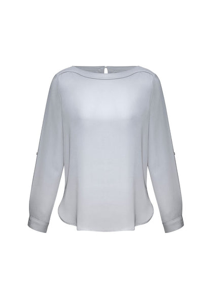 Biz Collection Womens Madison Boatneck Blouse-(S828LL)