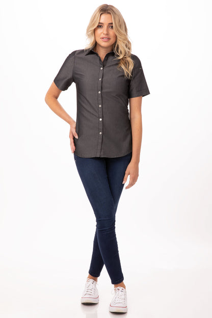 Chef Works Detroit Women's Denim Shirt (SHC03W)