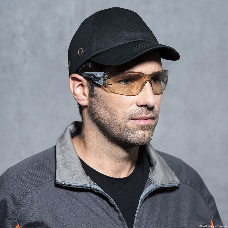 Bolle Safety Silex+ Grey / Black Temples Platinum As/Af Copper (Csp) Lens - (SILEXPCSP)