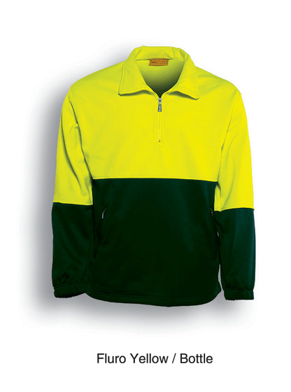 Bocini Hi-Vis Half zip Fleece-(SJ0411)
