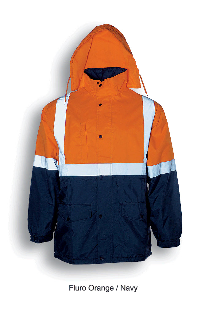 Bocini Hi-Vis Mesh Lining Jacket With Reflective Tape-(SJ0432)