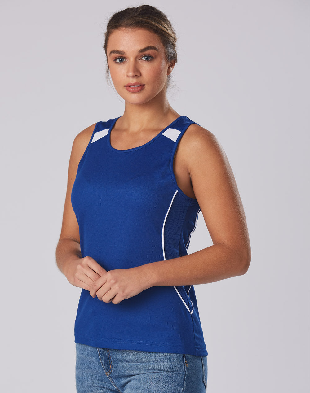 Winning Spirit Ladies' Truedry Fashion Singlet (SL54)