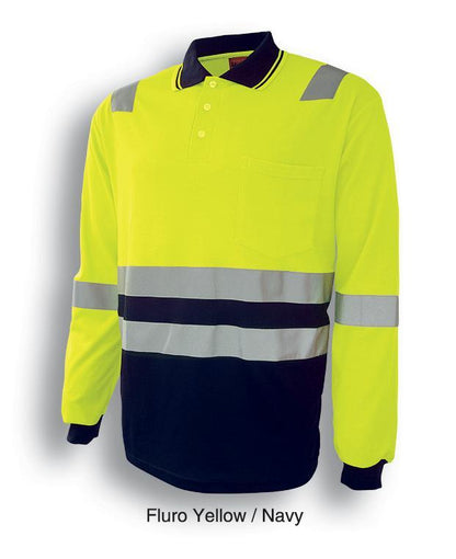 Bocini Hi-Vis Polyface/Cotton Back Polo (SP0537)