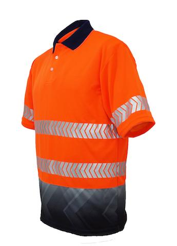 Bocini Unisex Adults Hi-Vis S/S Sublimated Reflective Polo (SP0723)