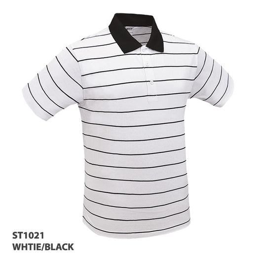 Grace Collection Men's Stripes Polo(ST1021)