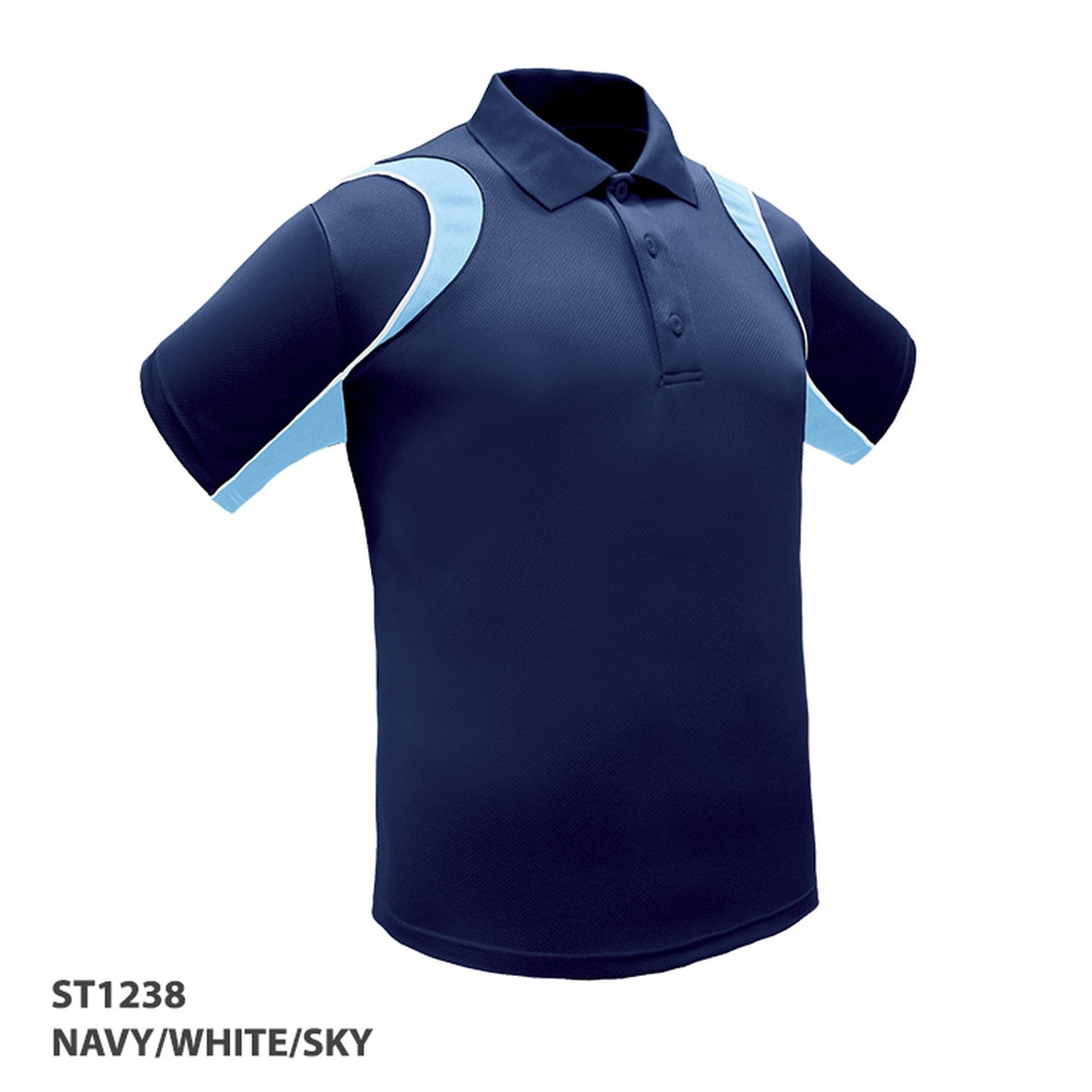 Grace Collection Men's Crescent Polo(ST1238)