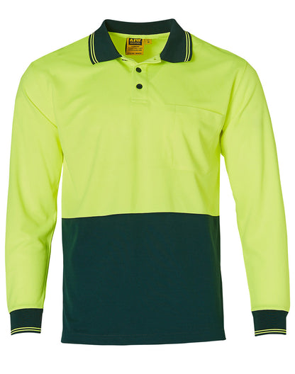 Winning Spirit High Visibility Long Sleeve Polo (SW05TD)