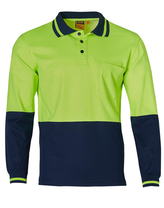 Winning Spirit TrueDry Long Sleeve Safety Polo (SW11)