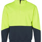 Winning Spirit Men's Hi-Vis Long Fleece Sweat with Collar (SW13A)