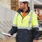 Winning Spirit Hi-Vis Safety Jacket With Mesh Lining & 3m Tapes (SW18A)