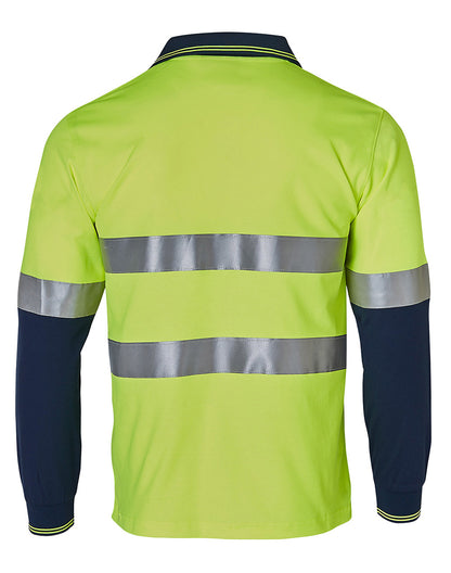 Winning Spirit Men's TrueDry® Safety Long Sleeves Polo-(SW21A)