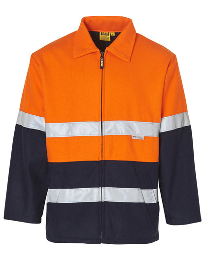 Winning Spirit Hi-Vis Two Tone Bluey Safety Jacket With 3M Tapes (SW31A)