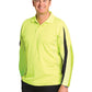 Winning Spirit Mens' Hi-Vis Legend Long Sleeve Polo With Reflective Piping (SW33A)