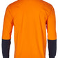 Winning Spirit Cotton Jersey Two Tone Long Sleeve Safety Polo (SW36)