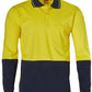 Winning Spirit Cotton Jersey Two Tone Long Sleeve Safety Polo (SW36)