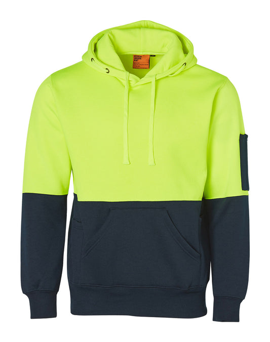 Winning Spirit Unisex  Hi Vis Two Tone Fleece Hoodies (SW38)