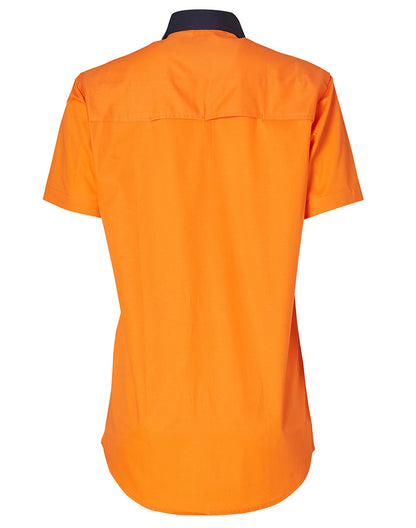 Winning Spirit Womens Short Sleeve Safety Shirt-(SW63)