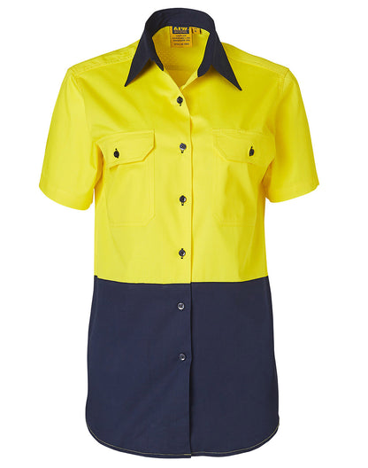 Winning Spirit Womens Short Sleeve Safety Shirt-(SW63)
