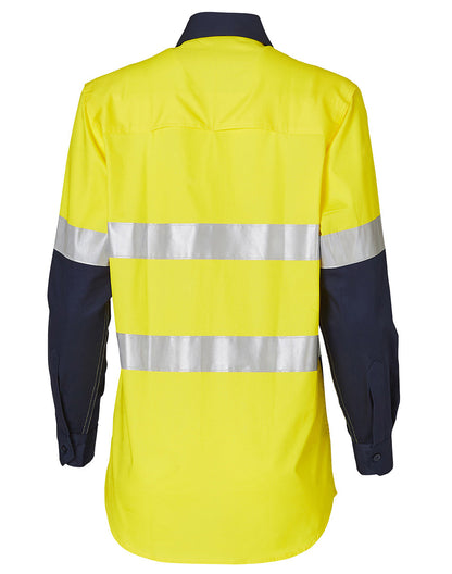 Winning Spirit Womens Long Sleeve Safety Shirt-(SW65)