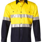 Winning Spirit Men's High Visibility Cotton Twill Safety Shirts-(SW68)