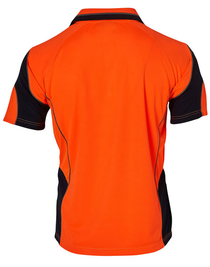 Winning Spirit CoolDry Hi-Vis Mini Waffle Safety Polo (SW71)