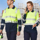 Winning Spirit Truedry® Biomotion Segmented Ls Safety Polo  (Unisex)- (SW74)