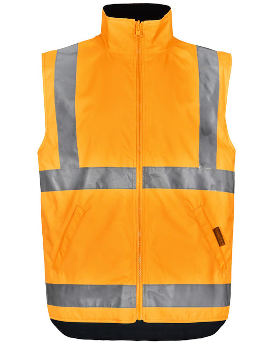 Winning Spirit VIC Rail Hi Vis Reversible Safety Vest - Unisex (SW76)