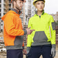 Winning Spirit Unisex HI VIS ¼ Zip Premium Fleece Hoodie (SW78)