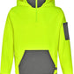 Winning Spirit Unisex HI VIS ¼ Zip Premium Fleece Hoodie (SW78)