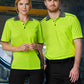 Winning Spirit Unisex Hi-Vis Bamboo Charcoal Vented SS Polo (SW79)